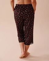 Ditsy Rose Super Soft Capris