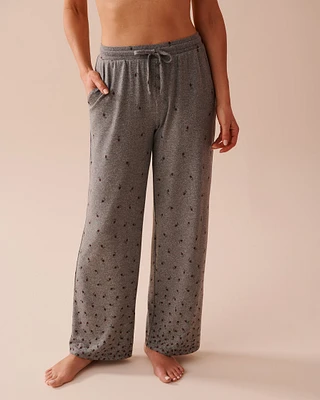 Rose Print Recycled Fibers Pajama Pants