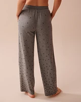 Rose Print Recycled Fibers Pajama Pants