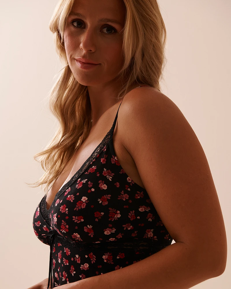 Ditsy Rose Super Soft Long Nightie