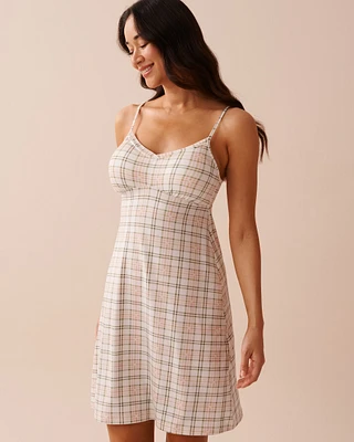 Pink Plaid Super Soft Nightie