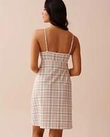 Pink Plaid Super Soft Nightie