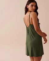 Lace Detail Modal Nightie