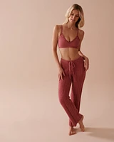 Pantalon côtelé en chenille
