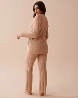 Ribbed Chenille Cardigan