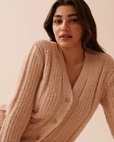 Ribbed Chenille Cardigan