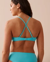 TURQUOISE Push-up Bikini Top