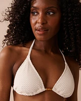 COCONUT MILK Crochet Triangle Bikini Top