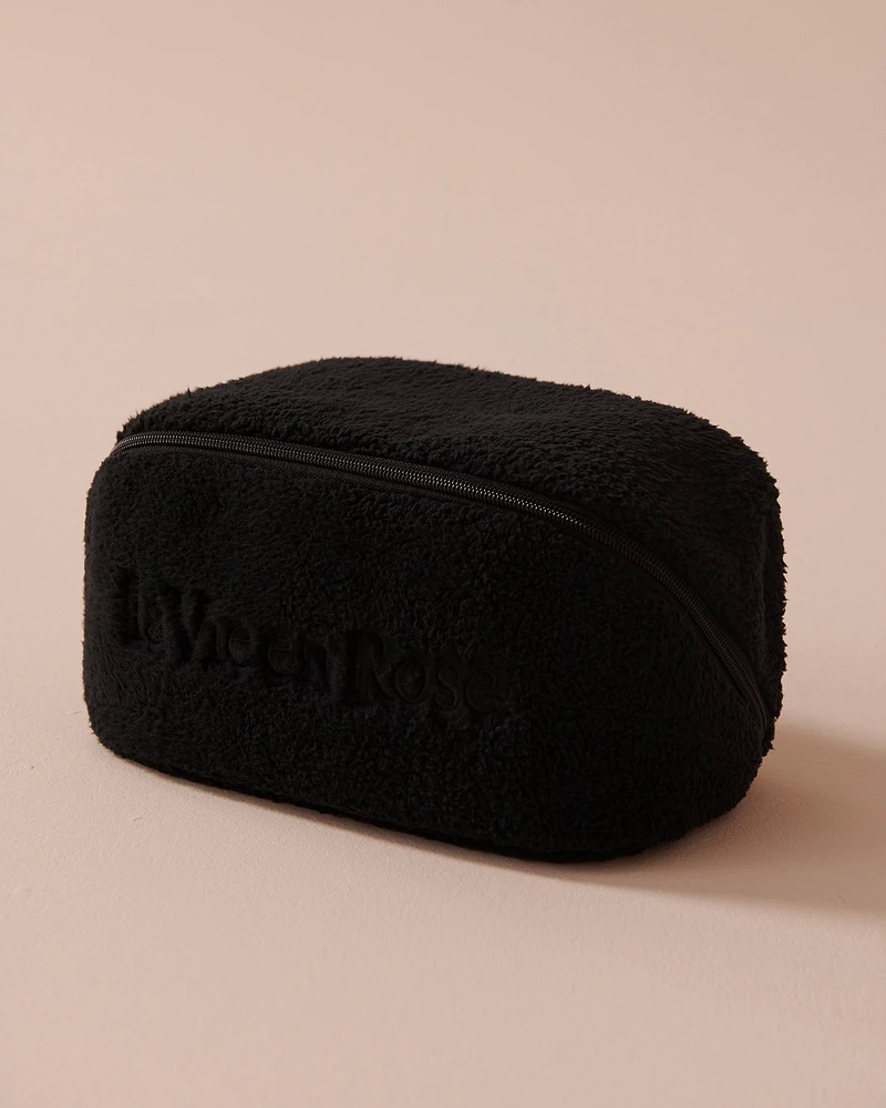 Trousse à cosmétiques en sherpa