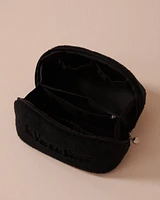 Trousse à cosmétiques en sherpa