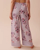 Victorian Floral Satin Pants