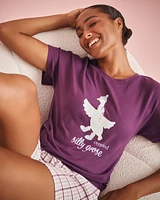 Goose Print Recycled Fibers T-shirt