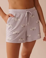 Short de pyjama ultra doux à imprimé koala