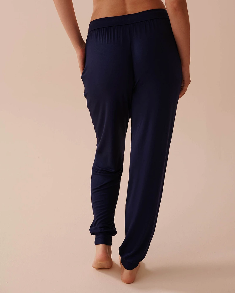 Pantalon de pyjama jogger en jersey doux