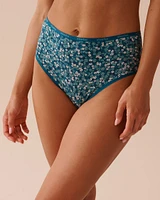 Culotte bikini taille haute coton