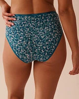 Culotte bikini taille haute coton