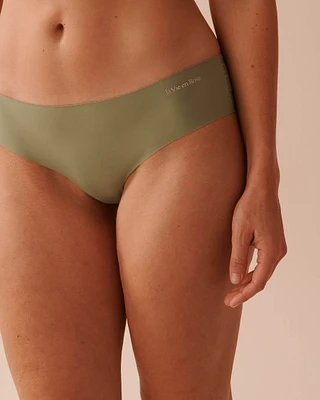 Culotte cheeky microfibre et dentelle à l'arrière