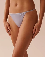 Culotte string microfibre