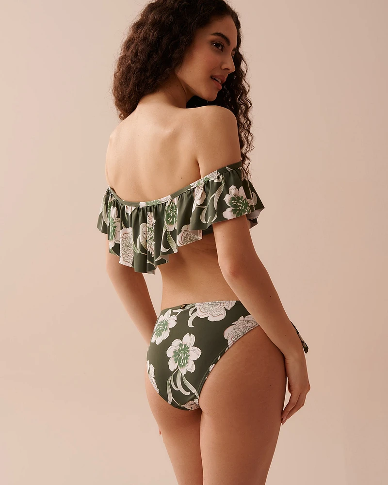 Haut de bikini bandeau à volants PROVENÇAL BOUQUET