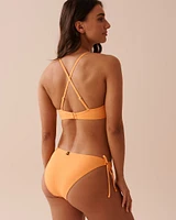 MANGO Textured Push-up Bikini Top