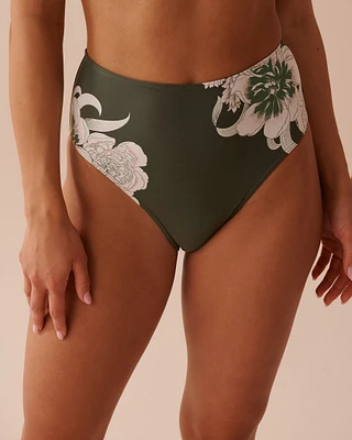 PROVENÇAL BOUQUET High Waist Bikini Bottom