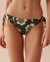 PROVENÇAL BOUQUET Side Tie Brazilian Bikini Bottom