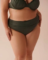 THYME Draped Mid Waist Bikini Bottom