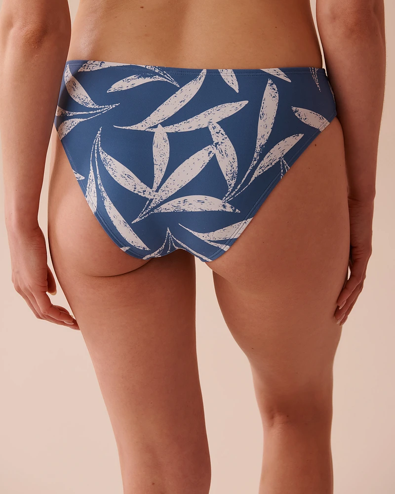 COASTAL LEAVES Recycled Fibers Brazilian Bikini Bottom