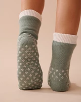 Long Knit and Sherpa Rabbit Socks