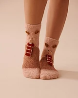 Moose Soft Plush Socks