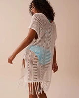 Caftan lacé en crochet