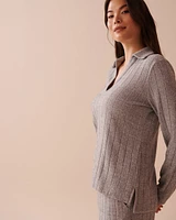 Ribbed Long Sleeve Shirt