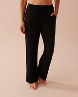 Ribbed Wide Leg Pants