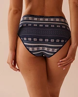 Culotte bikini taille haute coton
