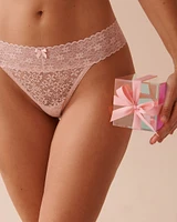 Lace Thong Panty