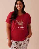 Moose Print Recycled Fibers T-shirt