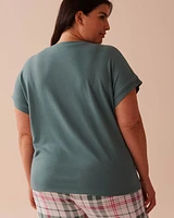 Rabbit Print Recycled Fibers T-shirt