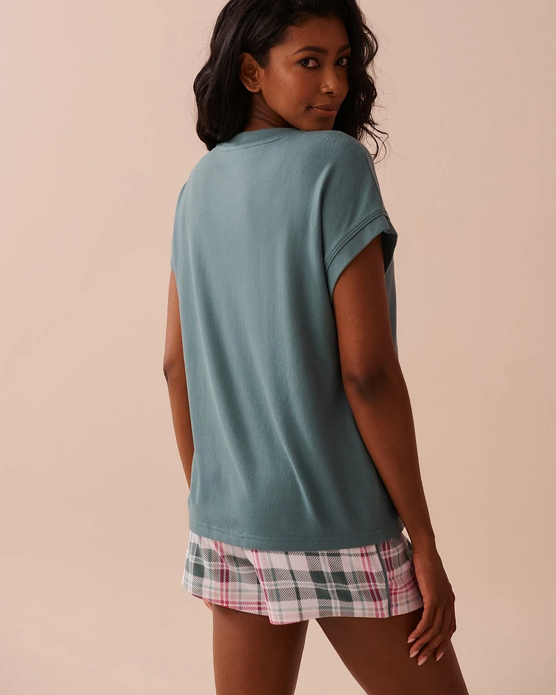 Rabbit Print Recycled Fibers T-shirt