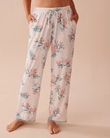 Rose Garden Print Super Soft Pajama Pants