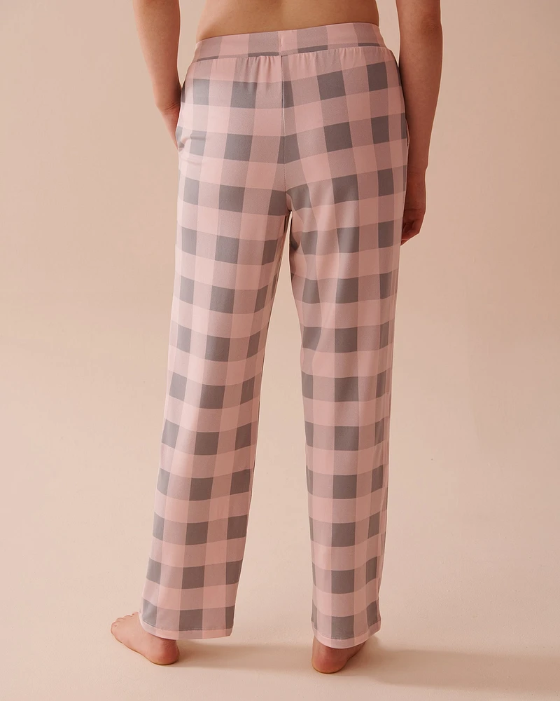 Pink Plaid Super Soft Pajama Pants