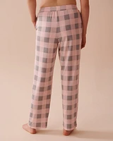 Pink Plaid Super Soft Pajama Pants