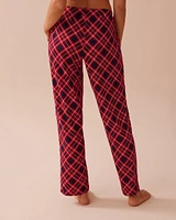 Diagonal Plaid Super Soft Pajama Pants