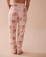 Gingerbread Print Recycled Fibers Pajama Pants