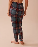 Plaid Long Sleeve PJ Set