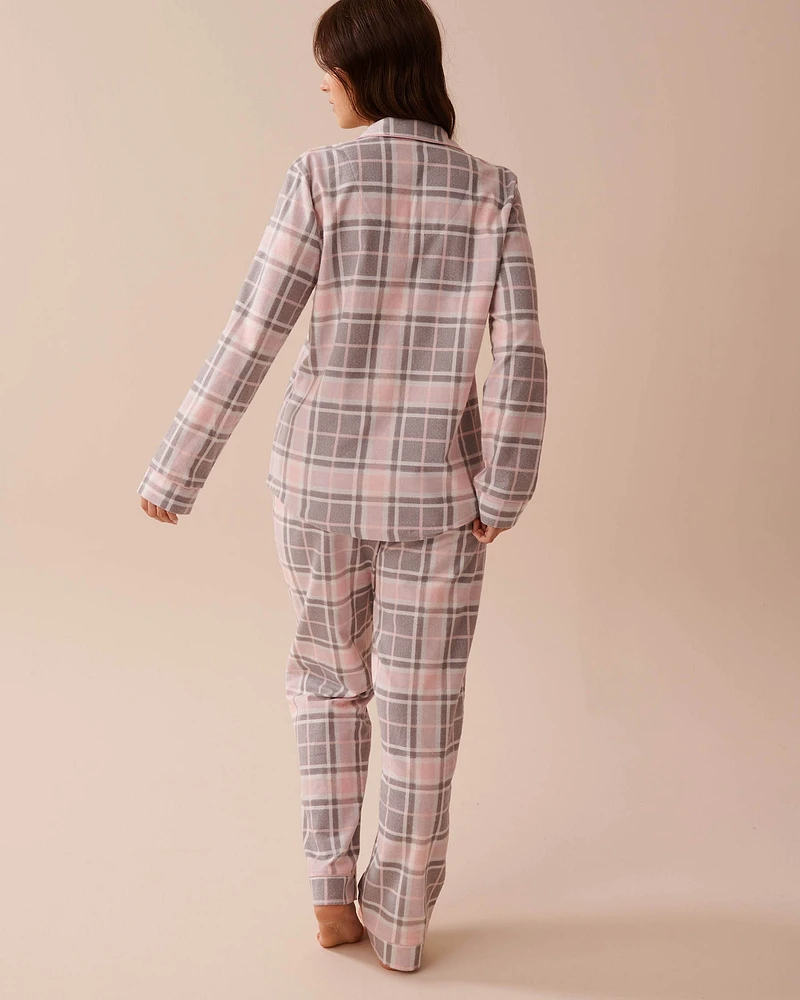 Plaid Flannel PJ Set