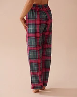 Red & Green Plaid Flannel PJ Set