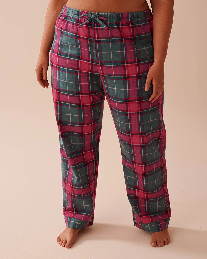 Red & Green Plaid Flannel PJ Set