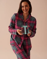 Red & Green Plaid Flannel PJ Set