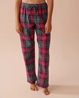 Red & Green Plaid Flannel PJ Set