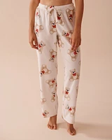 Ensemble pyjama en micropolaire imprimé ourson